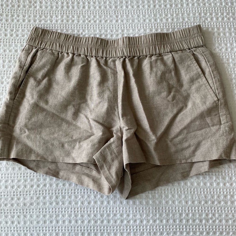 J. Crew tan shorts size 4